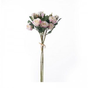 DY1-5784 Ubax Artificial Bouquet Rose Warshada Iibka Tooska ah Arooska