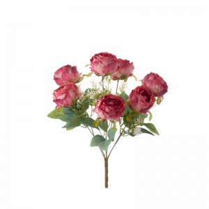 MW31502 Bukiet sztucznych kwiatów Róża Fabryka Sprzedaż bezpośrednia Dekoracyjny kwiat