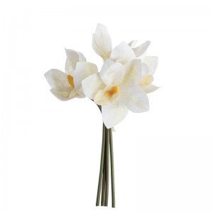 CL63534 mākslīgo ziedu pušķis ar orhideju, populārs dārza kāzu dekors
