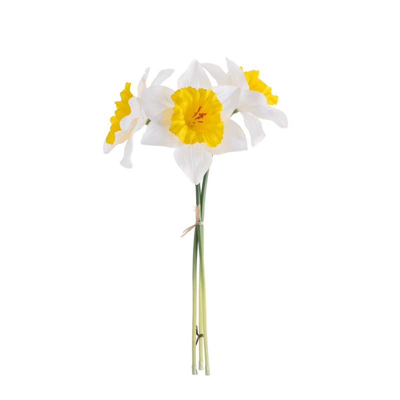 MW68501 Buchet de flori artificiale Narcise Centre de piese de nunta cu ridicata
