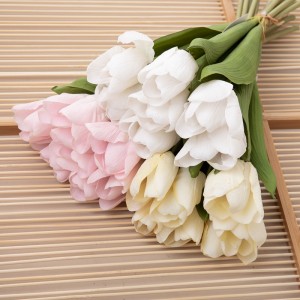 MW59602 Sztuczny bukiet kwiatów Tulipan Fabryczna sprzedaż bezpośrednia Dekoracje świąteczne