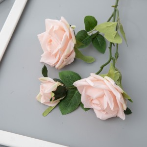 MW69504 Flor Artificial Rosa Decoração de Casamento de Venda Quente