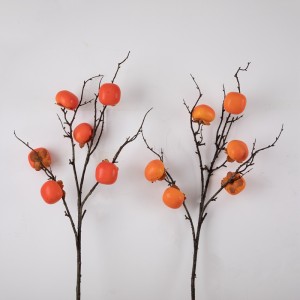 MW76712 مصنوعي گلن جو ٻوٽو Persimmon ٿوڪ تہوار سجاڳي