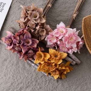 CL77521 인공 꽃 꽃다발 수선화 고품질 웨딩 센터피스