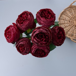 MW31506 Ram de flors artificials Roses de venda calenta decoracions festives