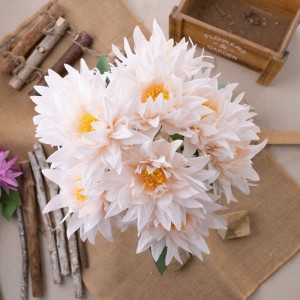 CL81507 Ramo de flores artificiales Dalia Centros de mesa para bodas al por mayor