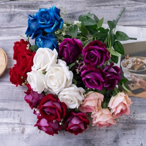CL86504 ດອກໄມ້ທຽມ Bouquet Rose ຂາຍຮ້ອນການຕົກແຕ່ງສວນ