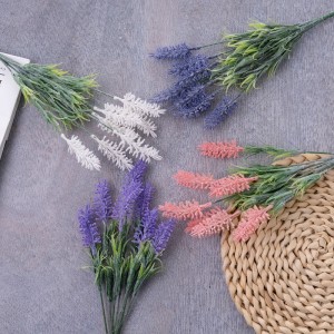MW02521 Künstlicher Blumenstrauß Lavendel Hochwertige Hochzeitsdekoration