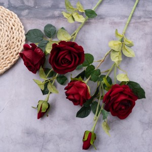 MW03501 Sztuczny kwiat róży Hurtowa dostawa ślubna