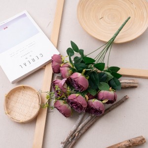 MW07505 Искусственный букет цветов Пион Реалистичный сад Свадебные украшения