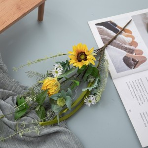 DY1-2026 Buket umjetnog cvijeća Suncokret, vruće prodavani ukrasni cvijet