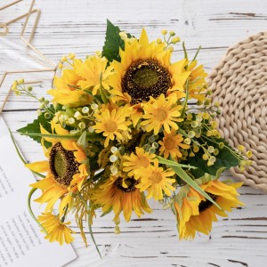 DY1-2739 Bonsai Sunflower Hot prodejní svatební dekorace