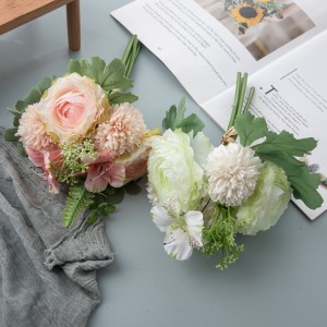 DY1-3281 مصنوعی پھولوں کا گلدستہ Ranunculus گرم فروخت ہونے والی شادی کی سجاوٹ