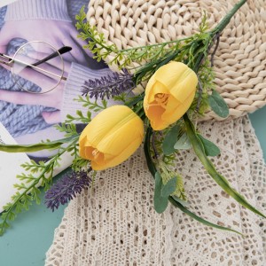 DY1-3609 Artificial Flower Bouquet Tulip Factory Direct Sale Wedding Supply