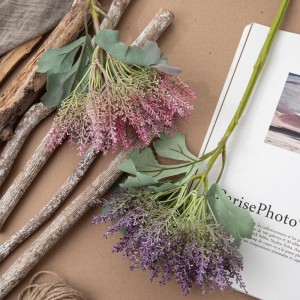 DY1-3708 Kunstbloemboeket Lavendel Populaire bloemmuurachtergrond