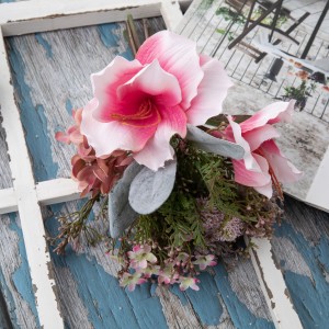 DY1-3863 කෘතිම මල් කළඹක් Hydrangea Hot Selling Silk Flower