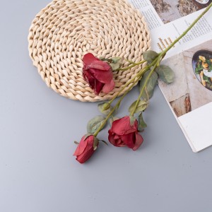DY1-5115 Kunsblom Rose Hoë kwaliteit dekoratiewe blomme en plante