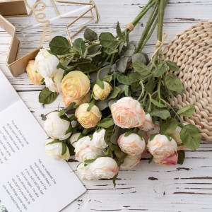 DY1-5605 Artificial Flower Bouquet Ranunculus Hot Selling Wedding Centerpieces