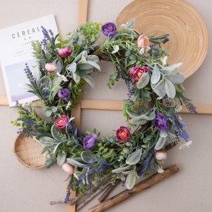 CL54578 Artificial Flower wreath Ranunculus Popular Wedding Supply Wedding Decoration
