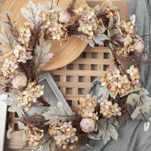 DY1-6305 Artificial Flower wreath Wall Decoration Hot Selling Party Decoration