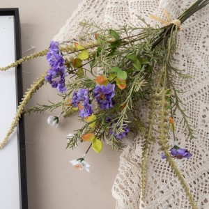 DY1-6402 ດອກໄມ້ທຽມ Bouquet Chrysanthemum ຂາຍຮ້ອນດອກໄມ້ຕິດຝາ Backdrop