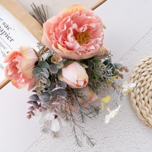 DY1-6406 buket umjetnog cvijeća tvornica božura direktna prodaja svilenog cvijeća