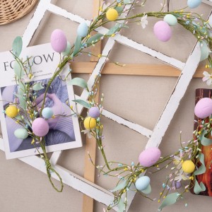 CL55513 Hanging Series Easter egg Factory Direct Sale dekorative blommen en planten