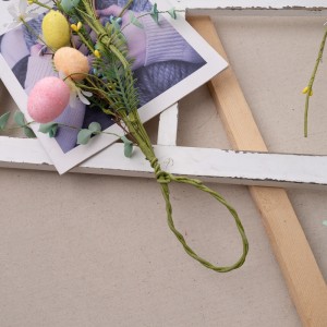 CL55514 série suspendue oeuf de pâques vente en gros décoration de fête fleur mur toile de fond