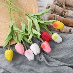 MW38504 Artificial Flower Tulip Factory Ուղիղ Վաճառք Դեկորատիվ Ծաղիկ