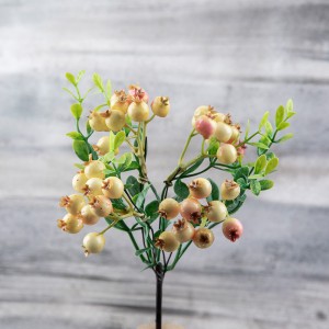 MW74411 Artificial Berry Stems Christmas Red Berries Faux Berry Branches For Christmas Decor
