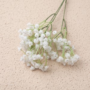 MW53460 Gypsophila вештачки цвеќиња со вистински допир Бебешки здив Цвеќе Бело Свадбена декорација