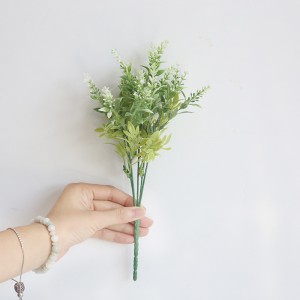 MW05554 인공 라벤더 무리 꽃 플라스틱 부시 장식 꽃 & 화환 결혼식 칼라 꽃 판지 상자 Fashional 디자인