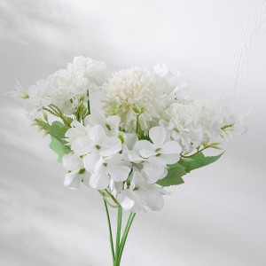 MW66668 Mentol Dandelion Bunga Buatan Murah MINI Bouquet Hydrangea Pemegang Kecil untuk DIY Centerpieces Acara