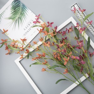 CL51520Штучна квітка ОрхідеяПрямий продаж від фабрикиДекоративні квітиКвітковий настінний фон