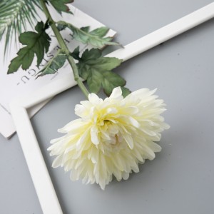 CL51519 ດອກໄມ້ທຽມ Chrysanthemum ຄຸນະພາບສູງ ການຕົກແຕ່ງງານບຸນ ດອກໄມ້ຜ້າໄຫມ