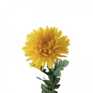 CL51519 Изкуствено цвете Хризантема Високо качествоПразнична украса Копринени цветя