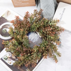 MW20208B Artificial Flower wreath prong baby orchid spray candle ring Popular Valentine’s Day gift Garden Wedding Decoration