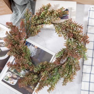 MW20208C ດອກໄມ້ທຽມ wreath 6 prong ເດັກ orchid spray ຂາຍຮ້ອນ Wedding Centerpieces ປະດັບດອກໄມ້ແລະພືດ