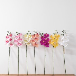MW18503 Artificial Real Touch Fiifkoppige Orchidee Nij ûntwerp Dekorative blommen en planten