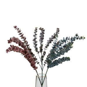 CL51511Konstgjord blomväxtEukalyptusRealistisk Dekorativ blomma Festliga dekorationer