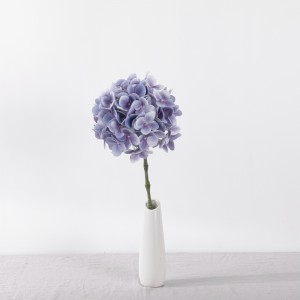 MW18506 Artificial Real Touch Hydrangea Single Branch 72 Petal Length 50cm Hot Selling Wedding Decor