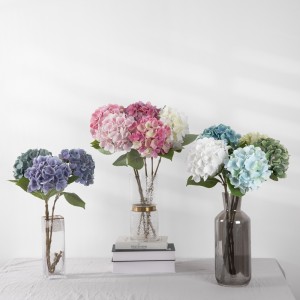 MW18505 dirbtinės tikrosios hortenzijos vienos šakos naujo dizaino dekoratyvinės gėlės ir augalai