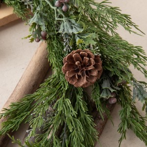 DY1-2810Serie appesaAgo di pinna Realistici Scelti di NataleSfondu di muru di fiori