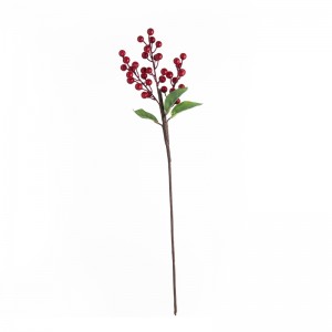 MW76722umjetni cvijet bobicaCrvena bobicaVisoka kvalitetaBožićni izbor Božićni ukras