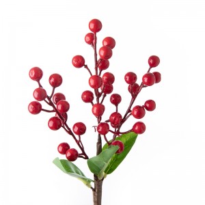 MW76722 umetna cvetlična jagoda Rdeča jagoda Visokokakovostni božični izbori Božični okraski
