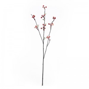 MW76718 توت گل مصنوعی Red BerryFactory فروش مستقیم انتخاب کریسمس گل تزئینی