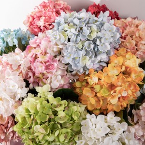 MW52714 Popular Artificial Fabric Single Hydrangea Overall Length 63.5cm for Wedding Party Event Decoration