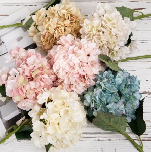 MW52717 Wholesale Artificial Fabric Single Hydrangea 19 Colors Available for Home Party Wedding Decoration