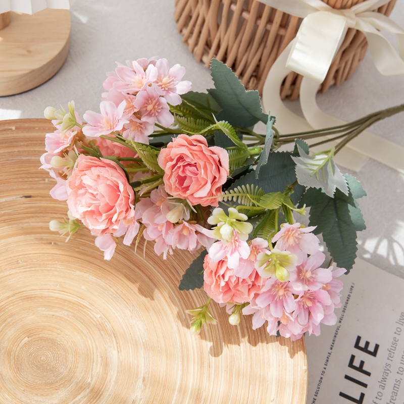 MW83521 Artificial Flower Bouquet Rose Clove Wholesale Wedding Decoration Valentine’s Day gift Wedding Supplies
