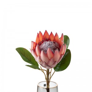 MW65908Artificial Flower Protea مشهور تہوار جي سجاوٽ آرائشي گل ۽ ٻوٽا
